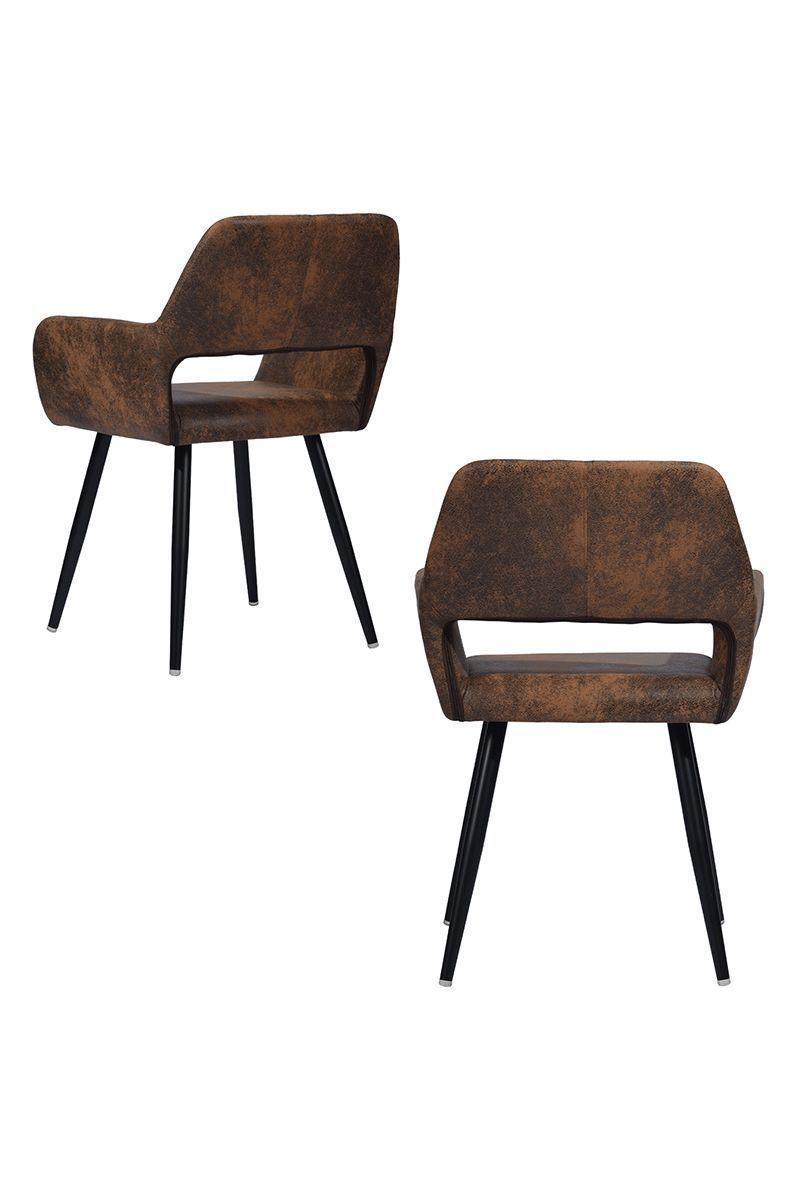 Pack 4 Silla Comedor Cromwell Café-3