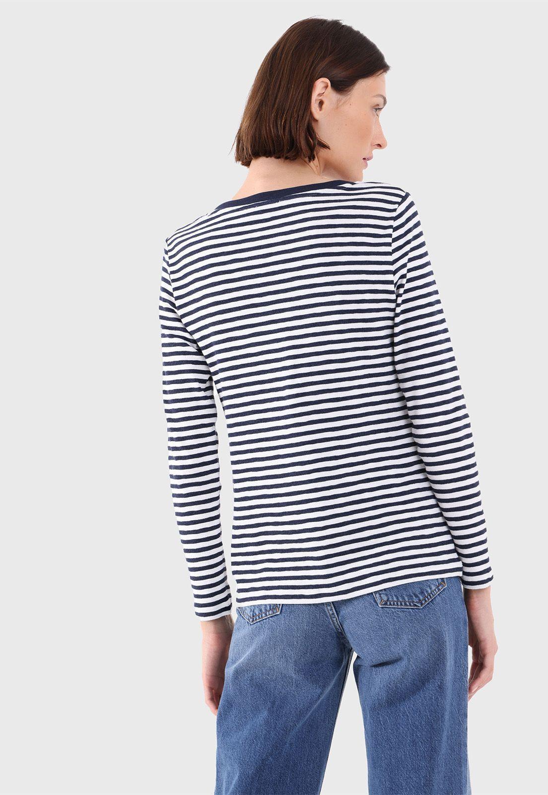 Polera Manga Larga A Rayas Esprit-3