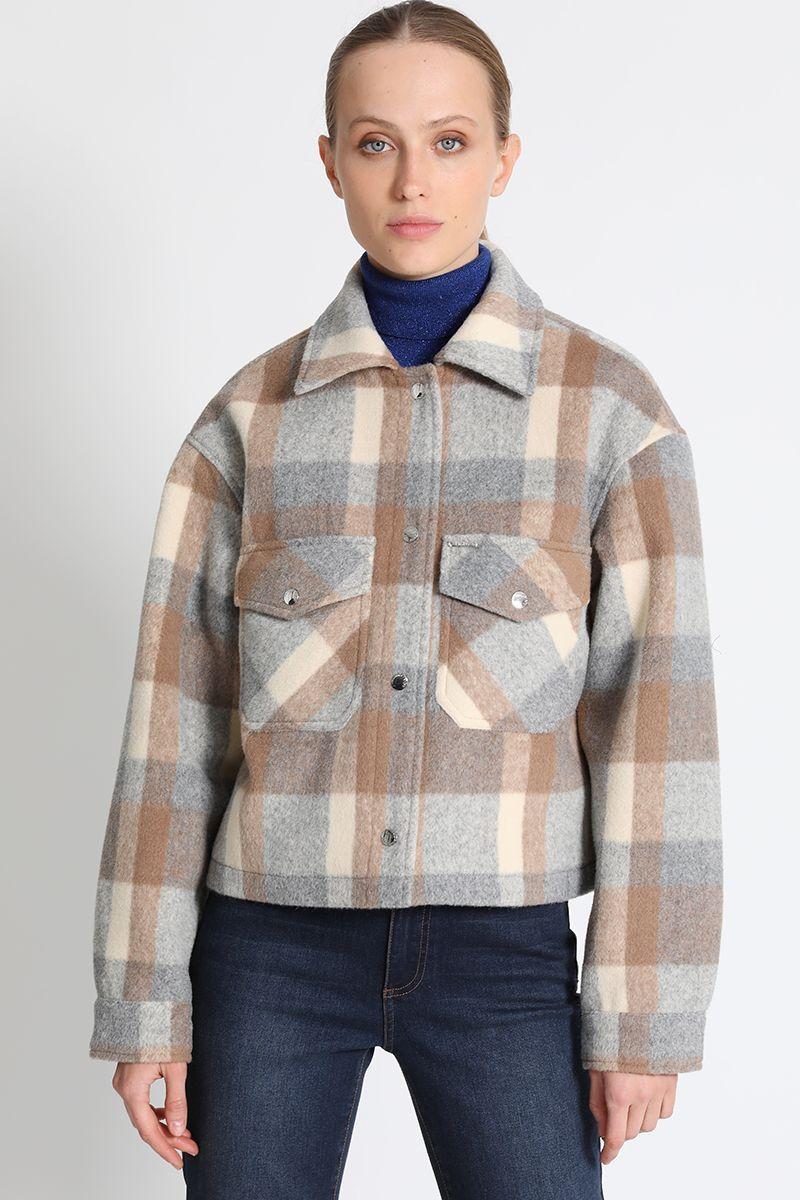 Chaqueta Cuadrille Beige Liola-3