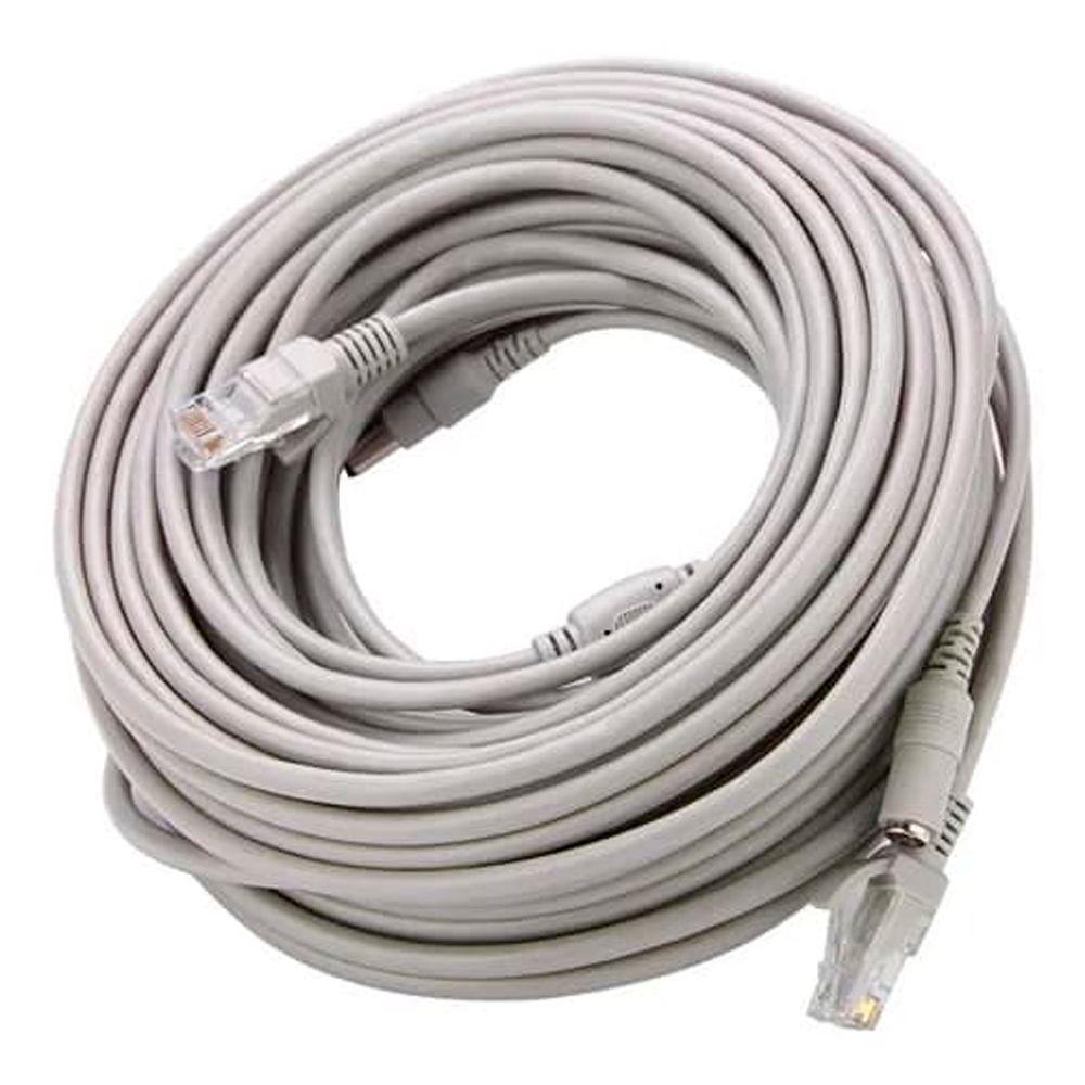 Cable De Sistemas de Seguridad CCTV RJ45 + Corriente-0