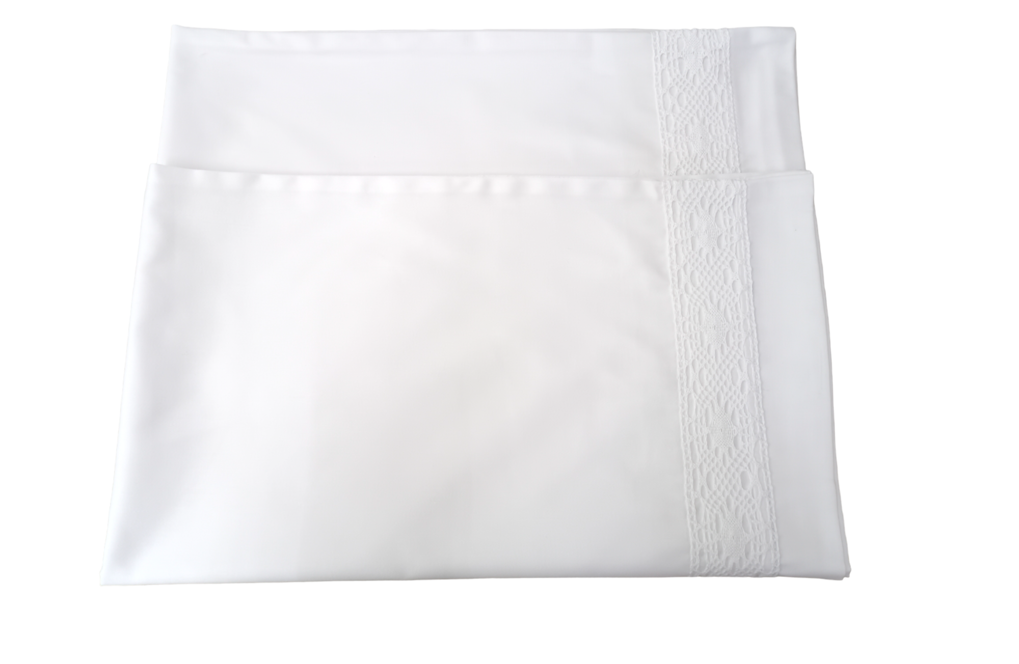 Pack 2 Fundas de Almohada 50 X 90 CM, 100% Algodón, 300 Hilos.-0