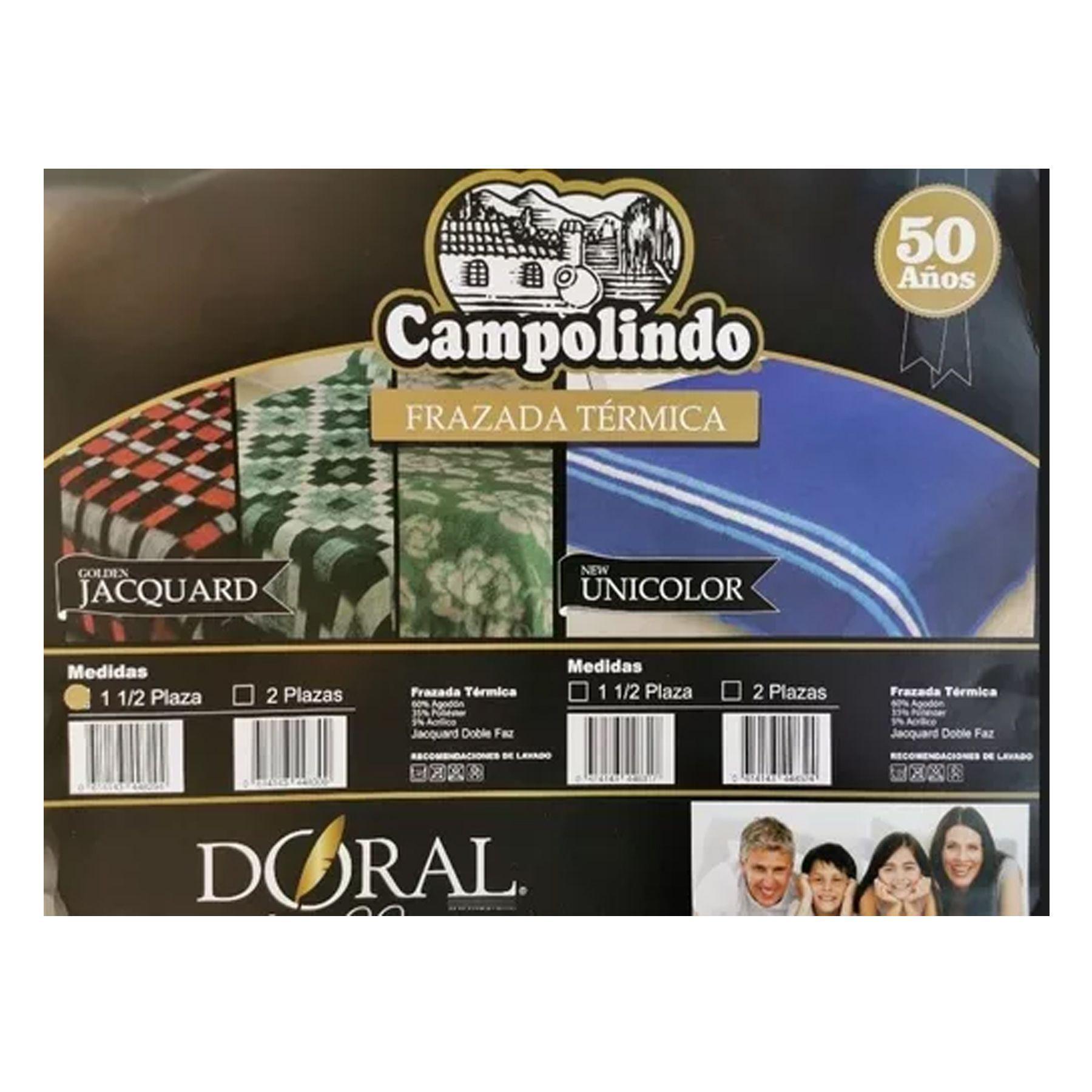 Frazada Doral Campolindo Jacquard 1.5 Plaza-1