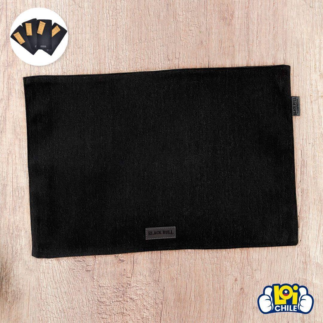 Set de 4 Individuales Cotton Canvas Blackbull-5