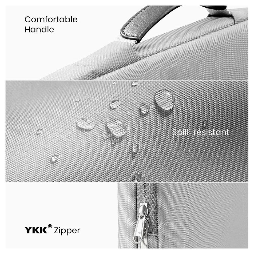 Tomtoc Maletín A14 para Notebook/Macbook Pro hasta 14" - Gris-6