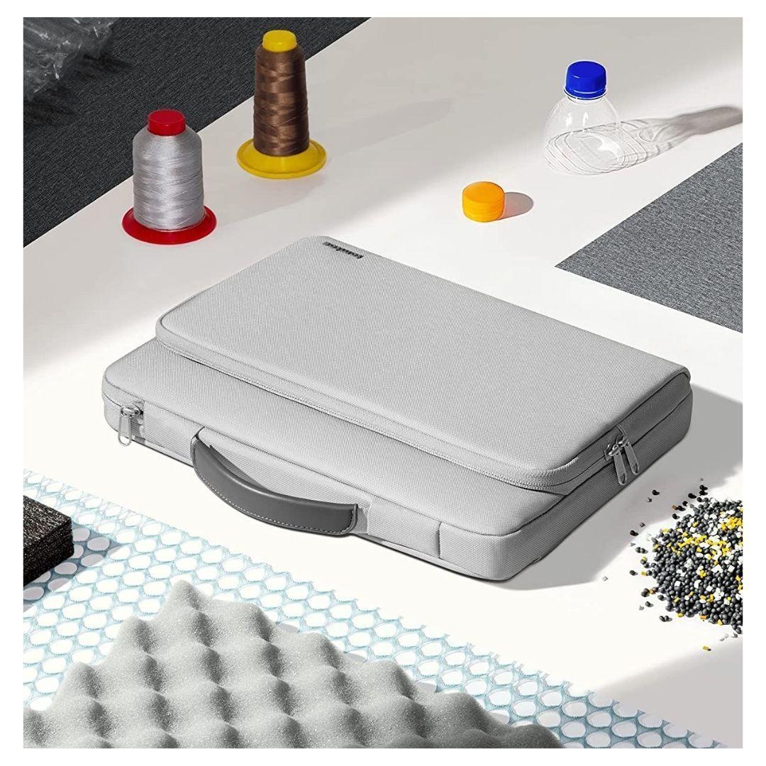 Tomtoc Maletín A14 para Notebook/Macbook Pro hasta 14" - Gris-3