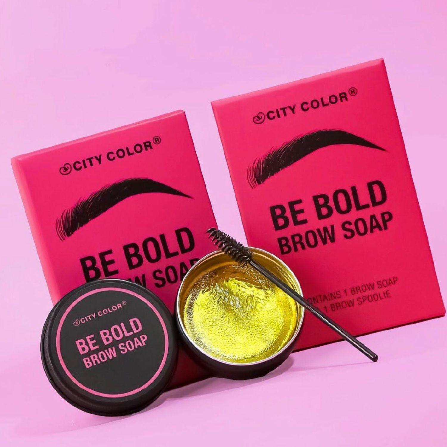 Jabón Fijador de Cejas "Be Bold" Cepillo Incluído City Color-4