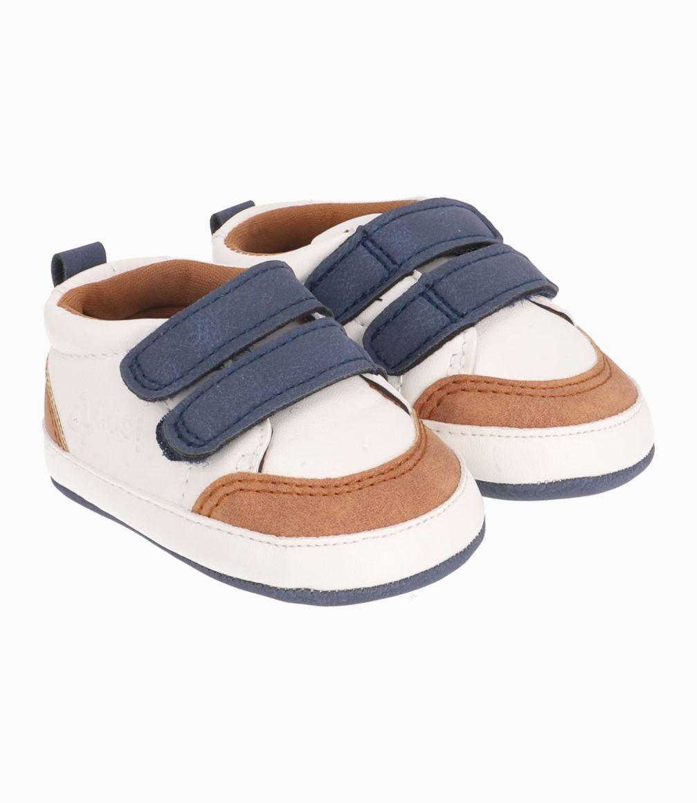 Zapatilla Con Acabado Granito Recién Nacido Blanco 4 Kids-0
