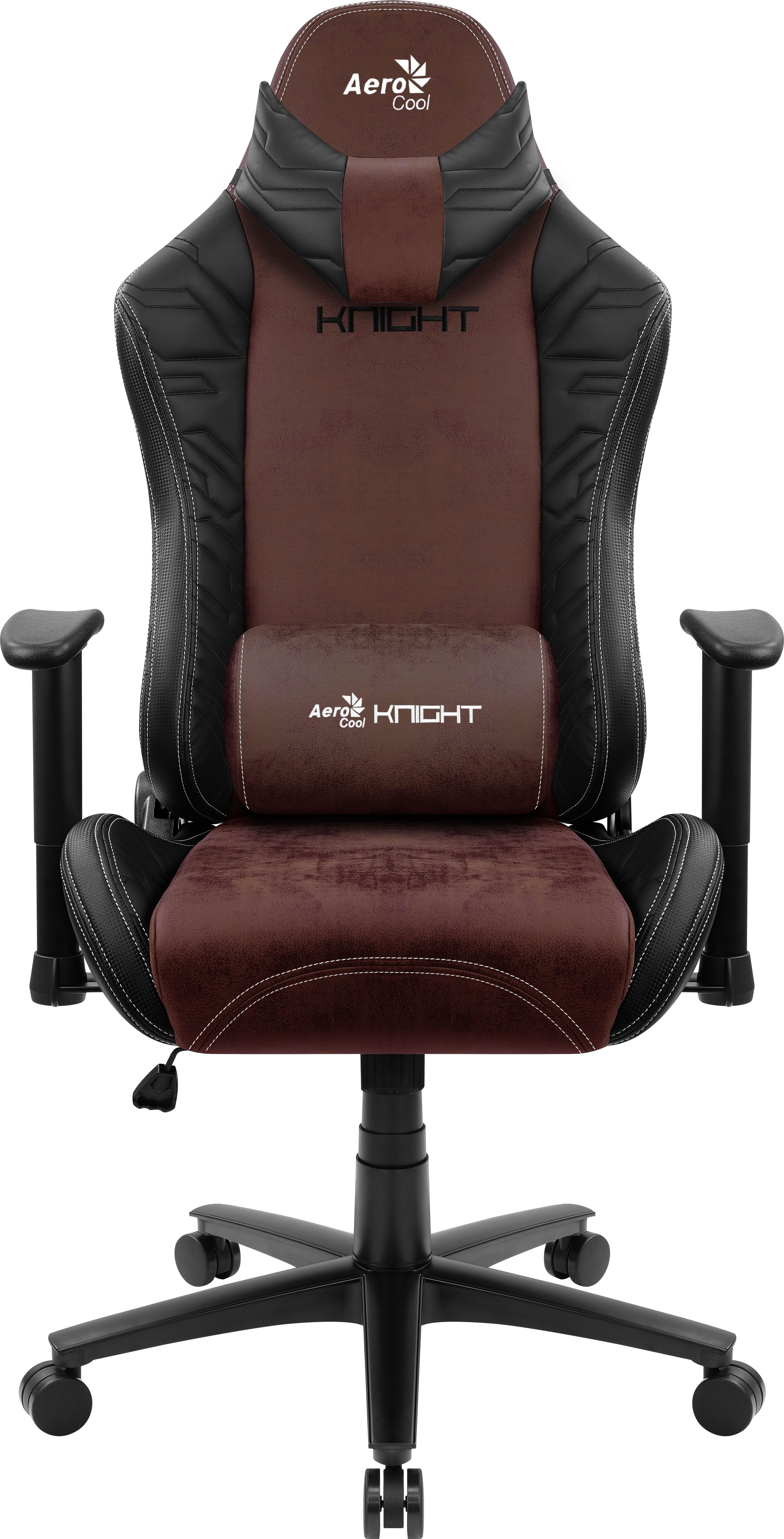 SILLA GAMER AEROCOOL KNIGHT BURGUNDY RED-0