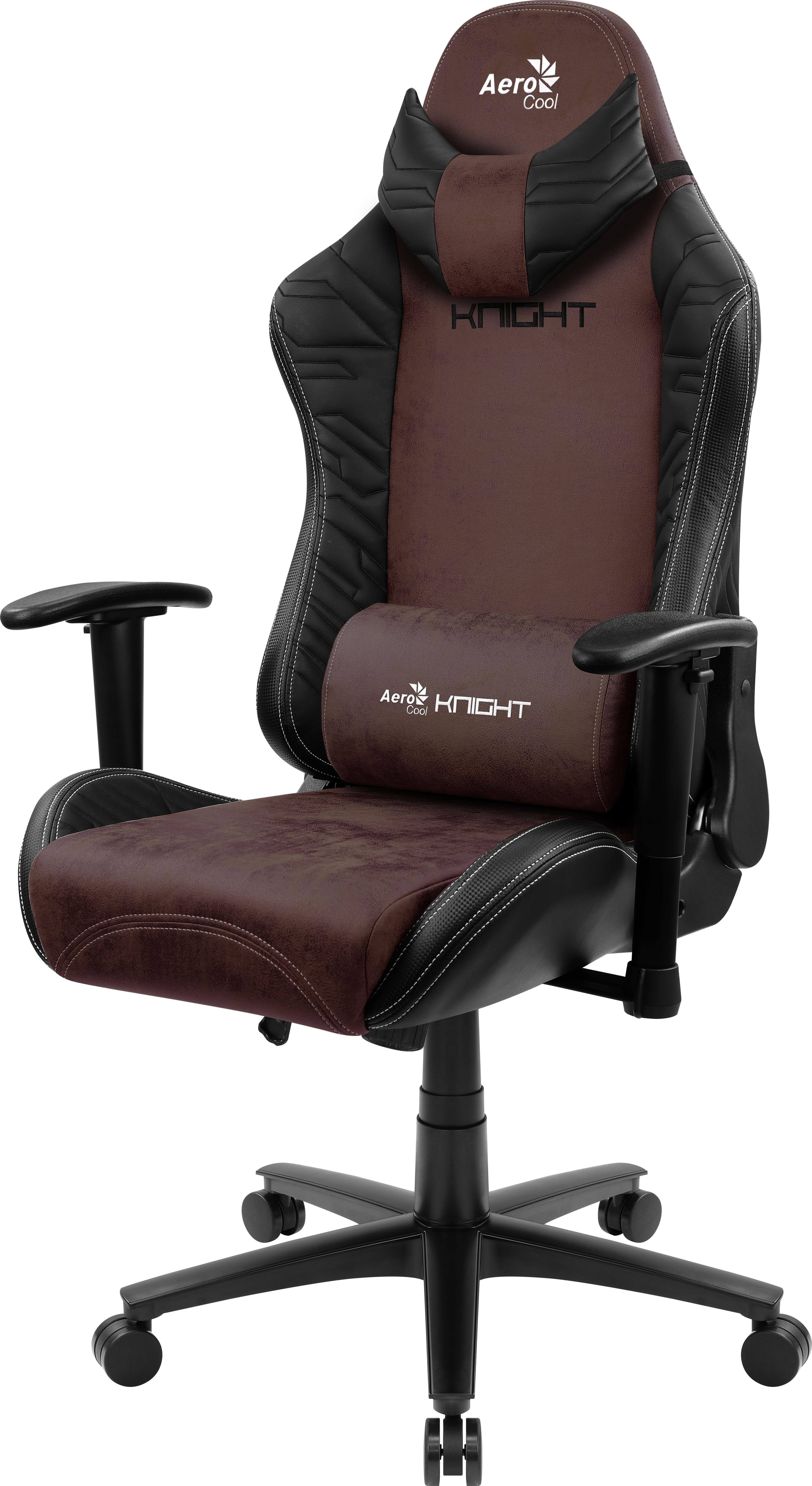 SILLA GAMER AEROCOOL KNIGHT BURGUNDY RED-1