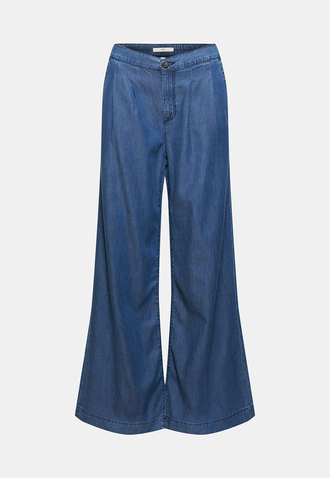 Jeans Mujer Wide Leg Medium Rise Esprit-3