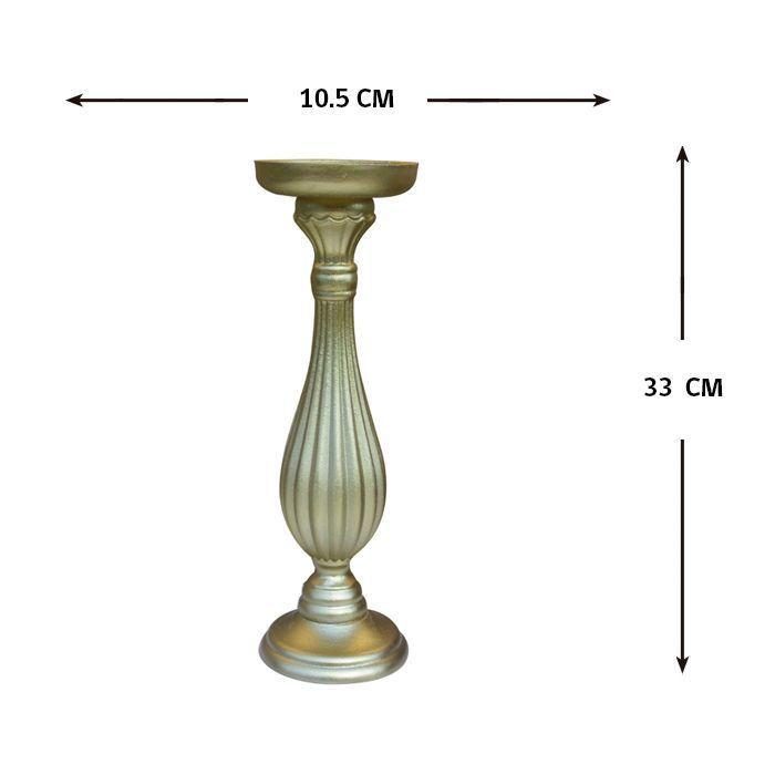 CANDELABRO DORADO CALVIN XL 33CM-2