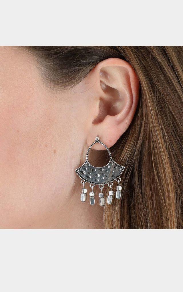 Aros Medianos Chloe Plateados  Humana-1