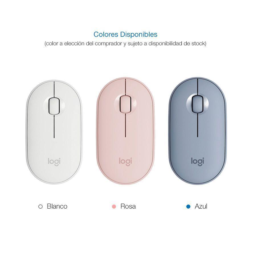 Mouse Inalambrico Logitech Pebble M350 Rosa-5