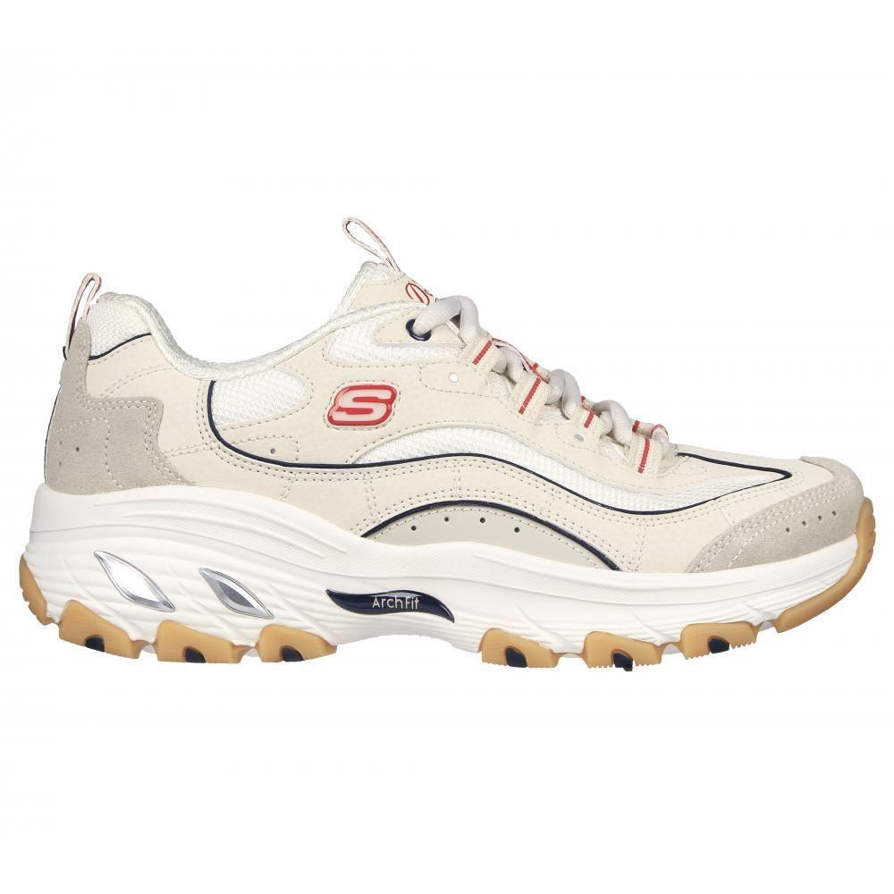 Zapatilla Mujer Arch Fit D'Lites Beige Skechers-4