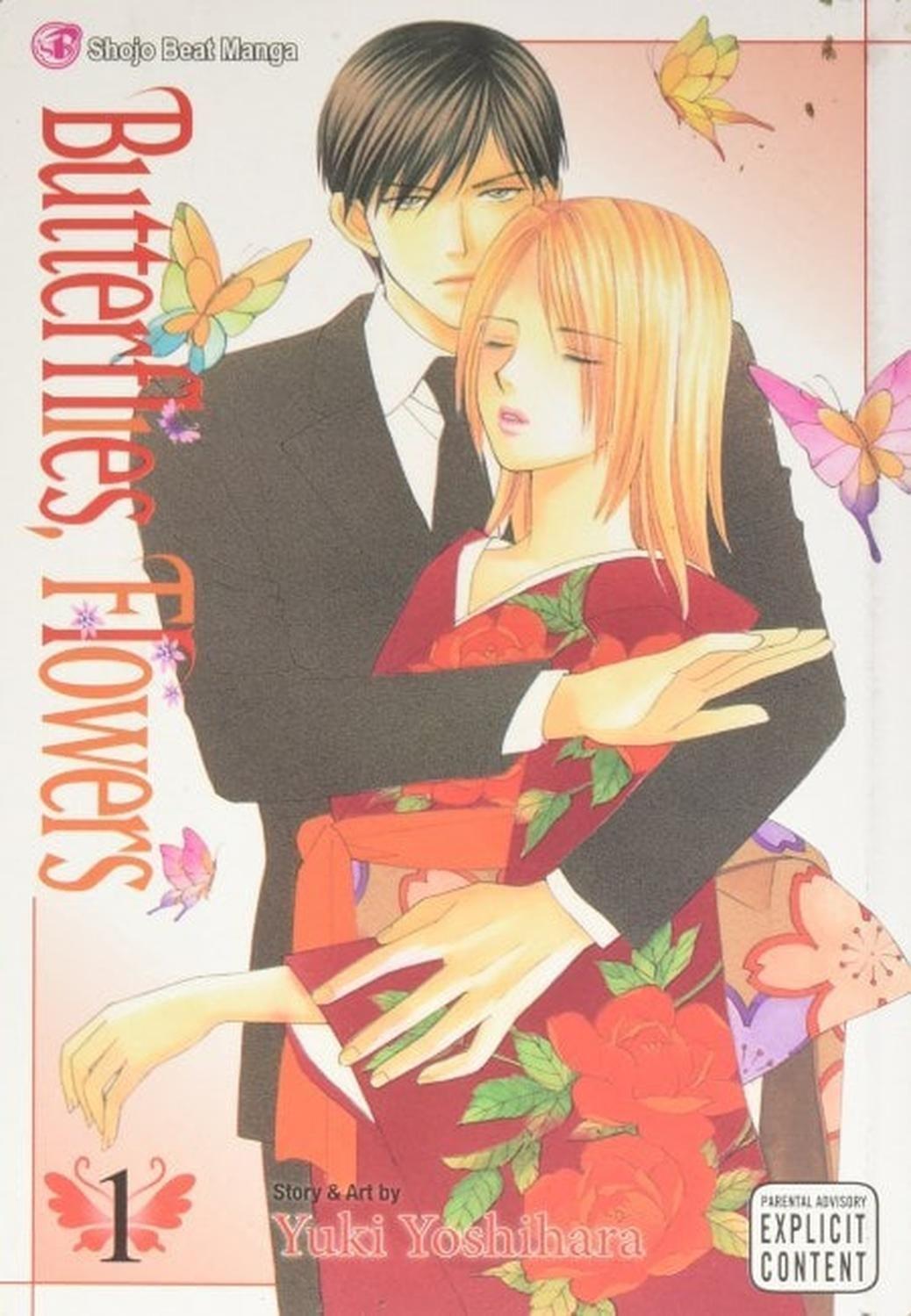 Manga Butterflies Flowers 01 (En Inglés) - USA-0