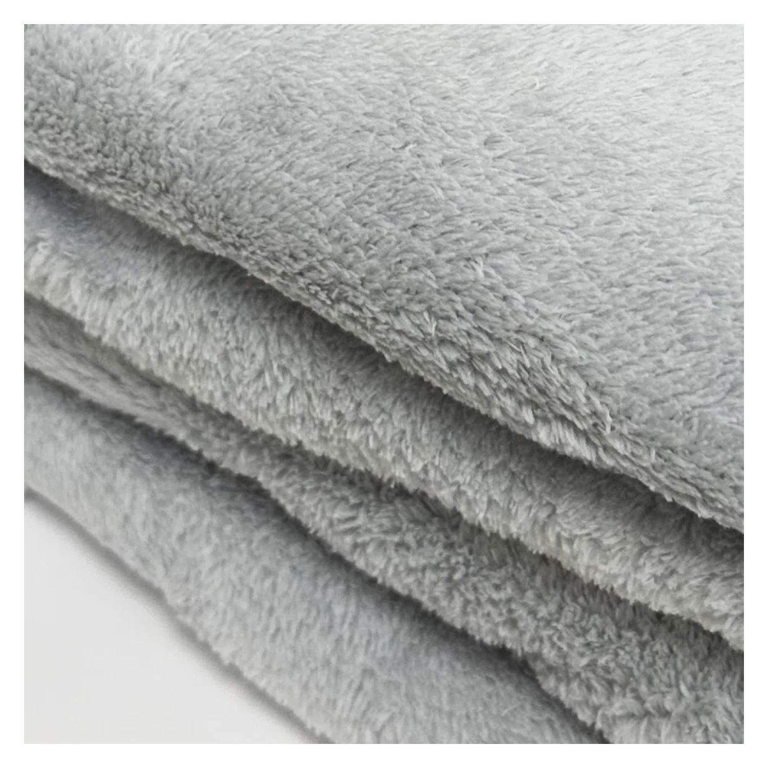Frazada Termica 1.5 Plazas 150x200cm Gris Flannel -2