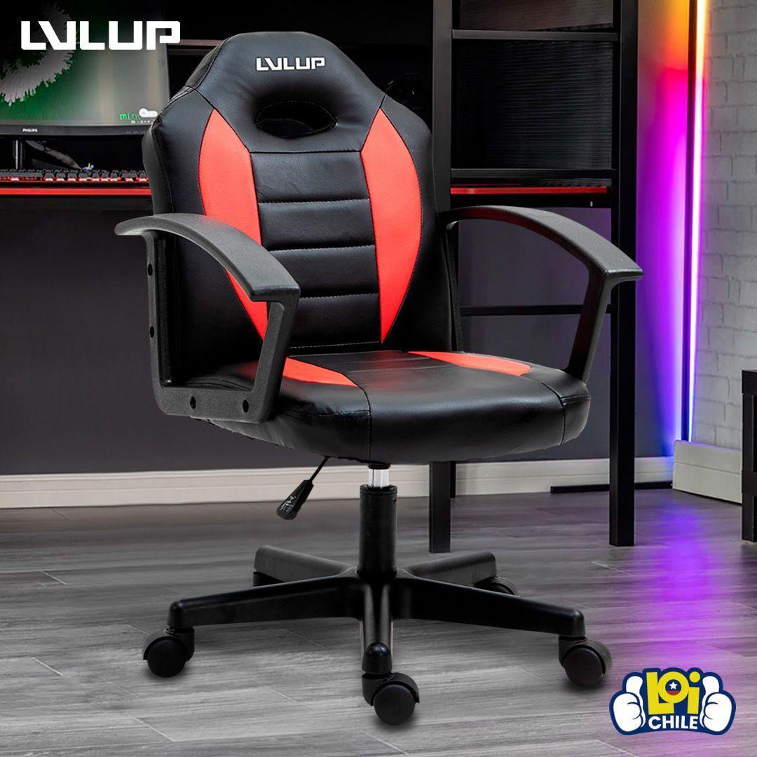 Silla Gamer y Escritorio LVL UP Suspensión y Cuero Sintético-3