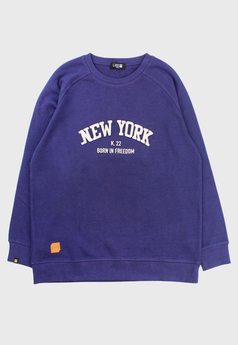 Polera teens niño m/ larga nordic 506-0