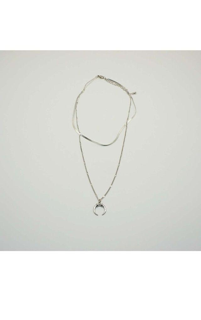 Collar Largo Jam Plateado i-D-0