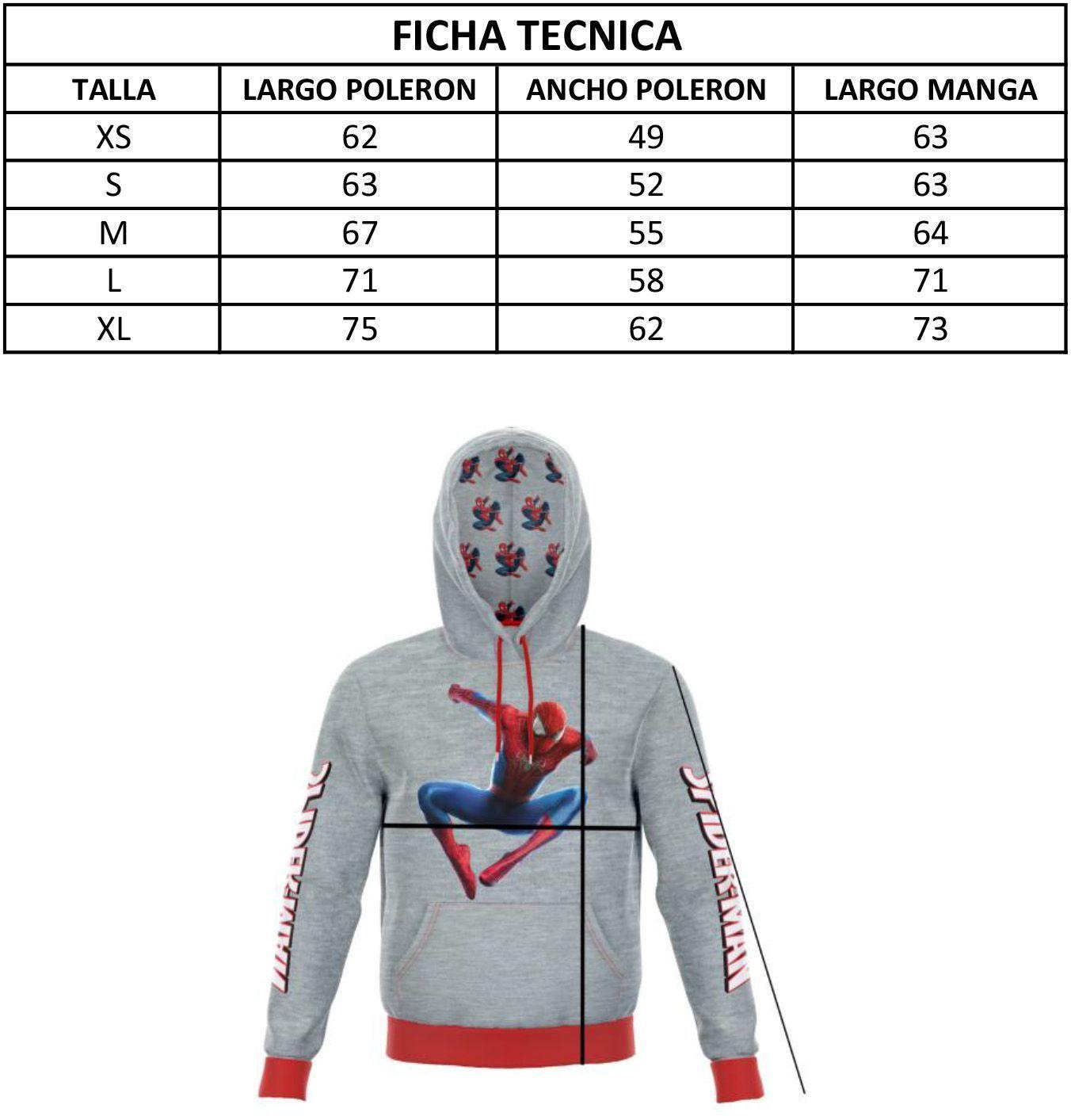 POLERON HOMBRE C/C SPIDERMAN D1-1