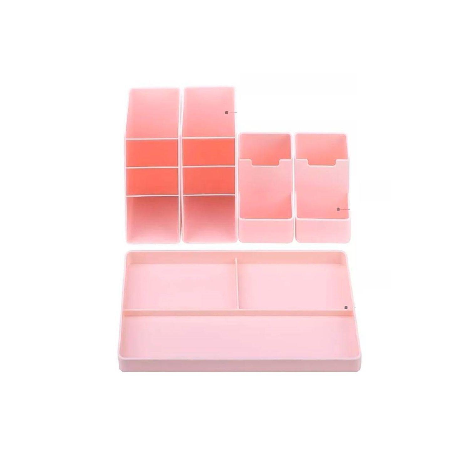Organizador De Escritorio Portalápices Rosa-2