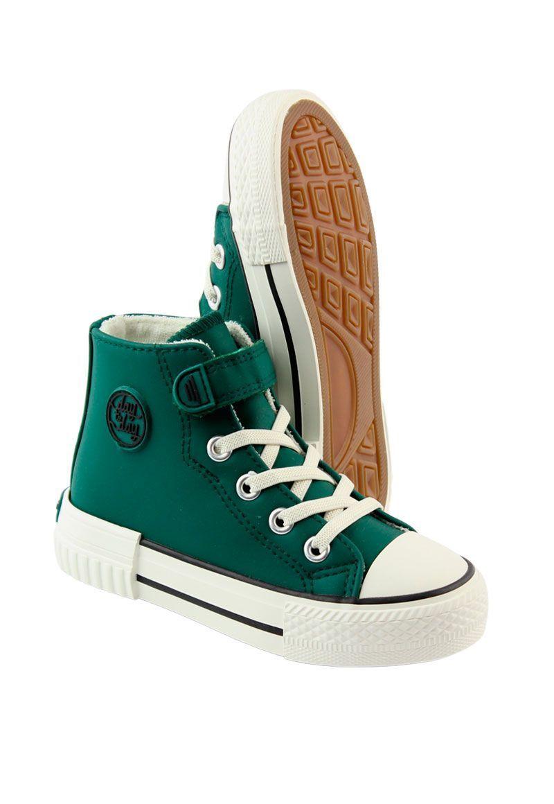 Zapatilla day to day caña velcro elastico niño 943-3