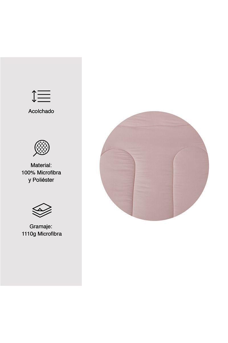 Plumón Liso Florencia 1.5 Pl Rosa-2