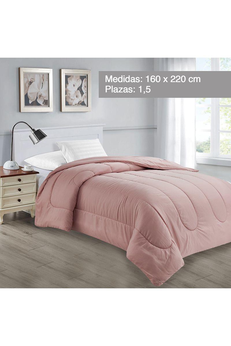 Plumón Liso Florencia 1.5 Pl Rosa-1