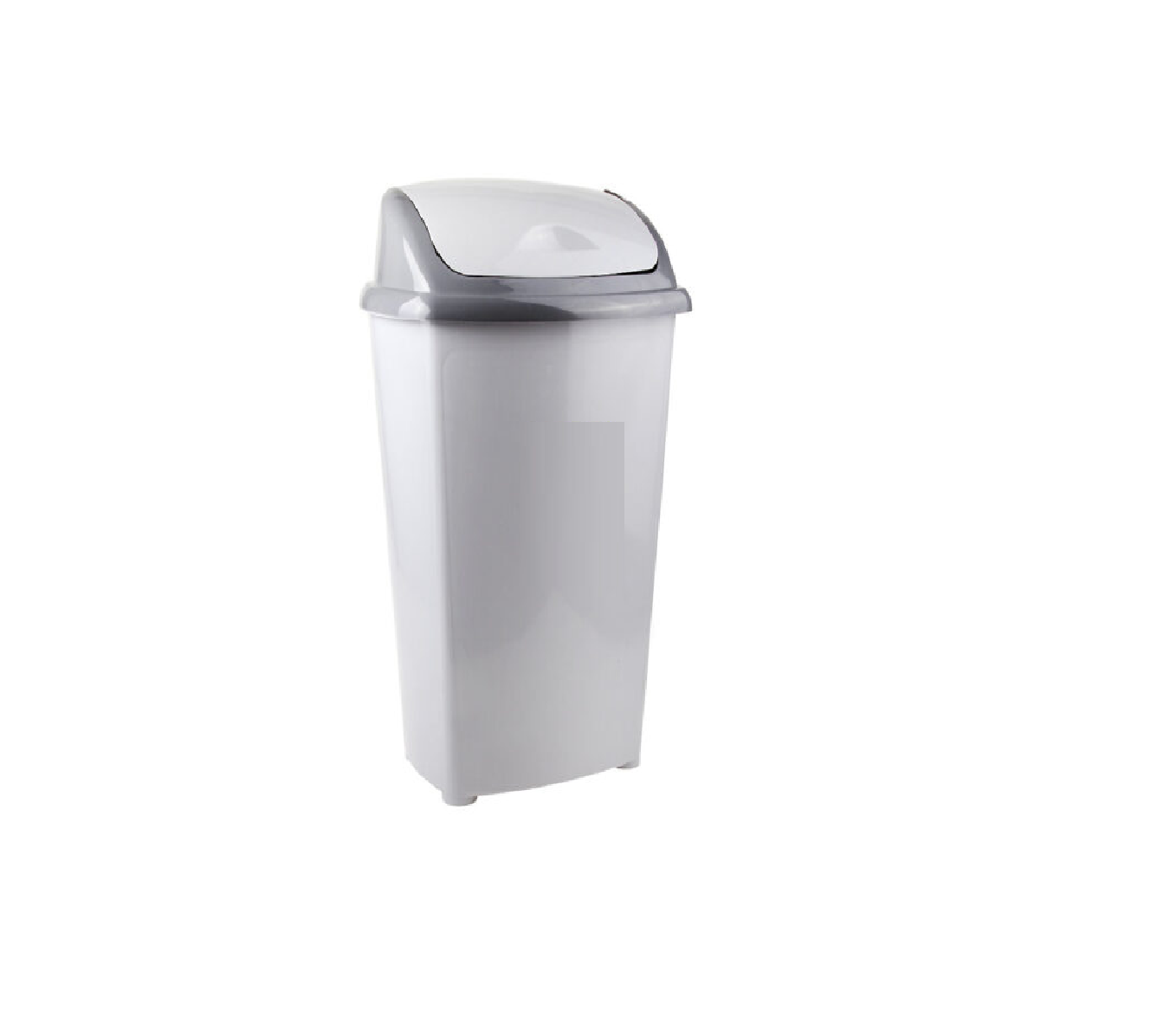 Basurero Plástico 60 Litros Tapa Vaivén GRIS-0