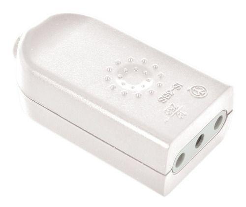 Enchufe Hembra 10a 2p+t 250v Blanco Is-3bs Lexo-0