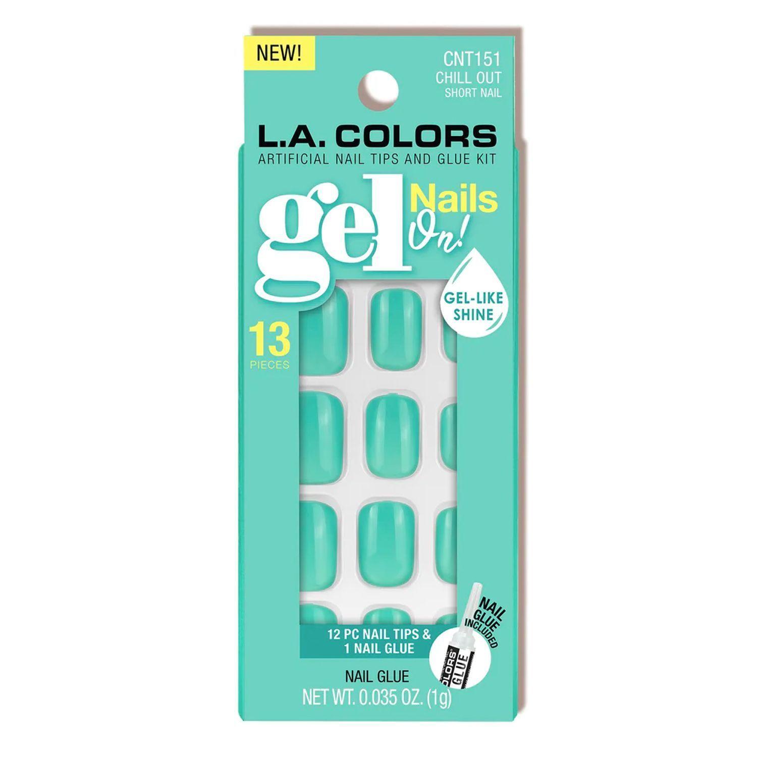Set de Uñas Gel Press On "Chill Out" L.A Colors-0