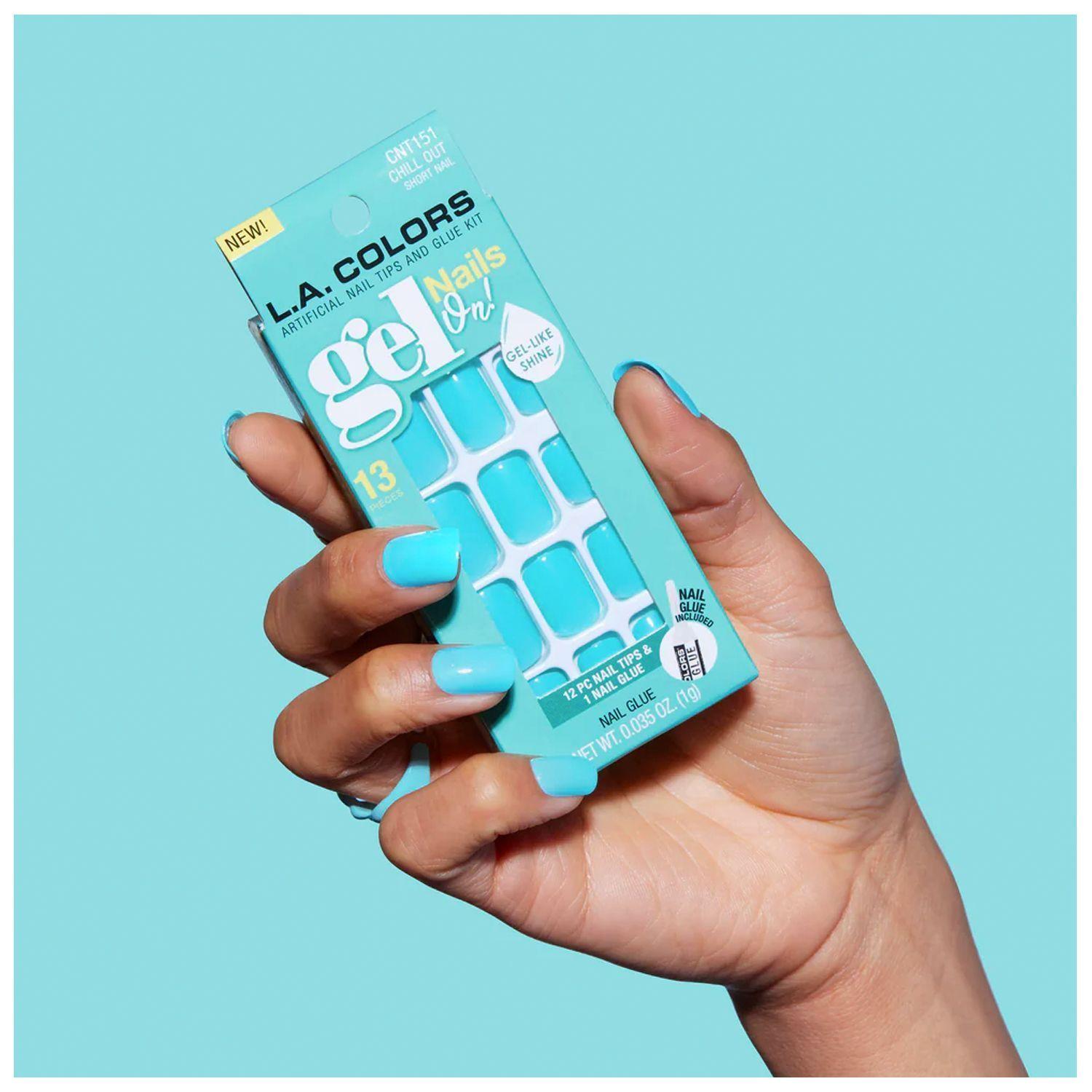 Set de Uñas Gel Press On "Chill Out" L.A Colors-2