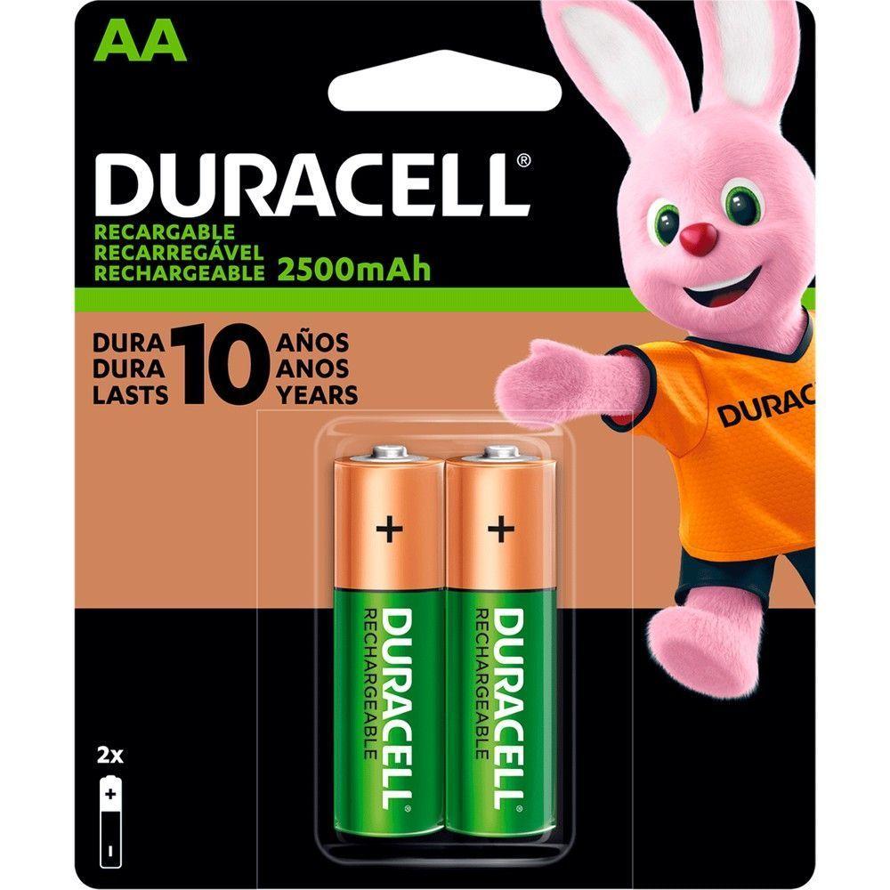 Pilas Duracell recargables AA-0