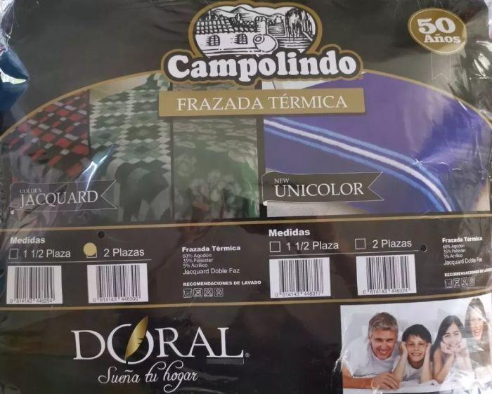 Pack X2 Frazadas Campolindo Doral 1.5 Plazas-4