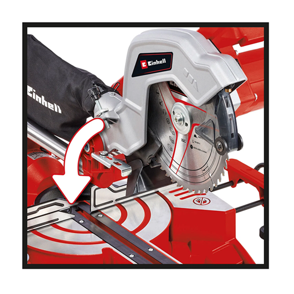 Sierra Ingleteadora Telescópica 8 1600w Einhell-1