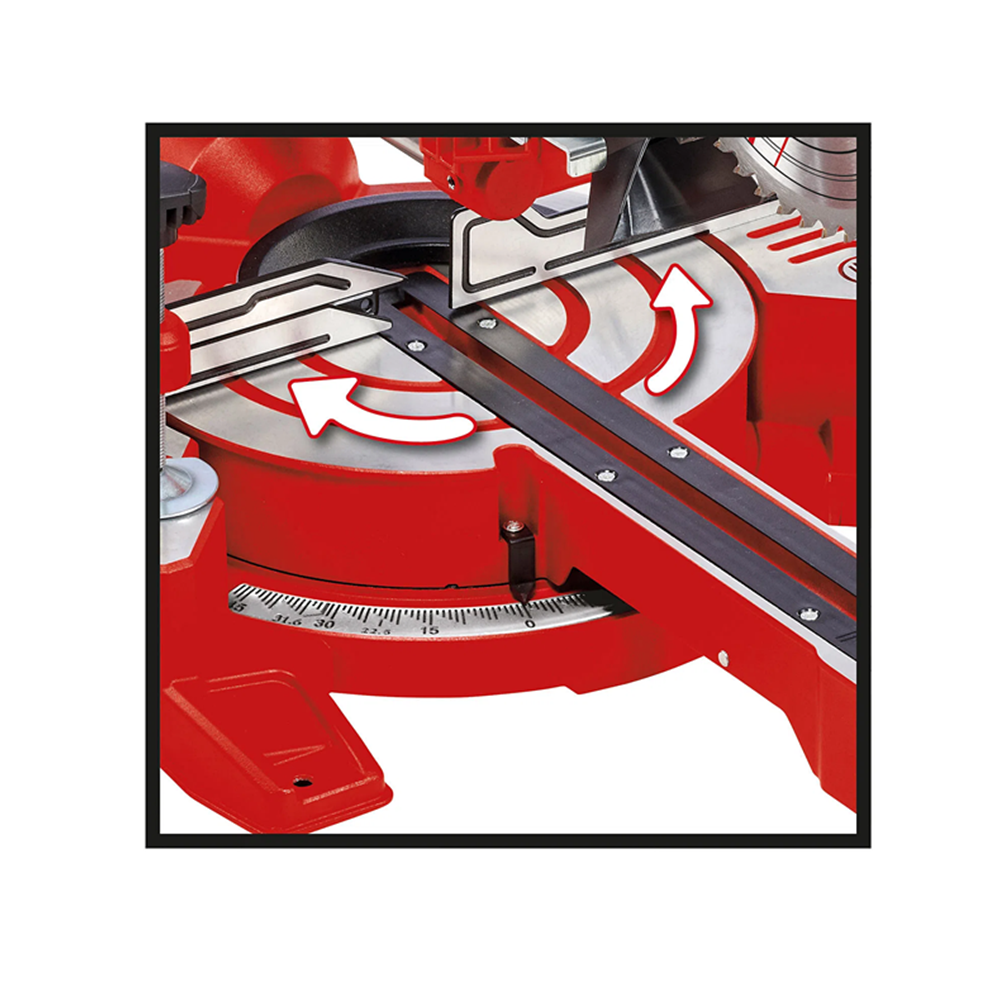 Sierra Ingleteadora Telescópica 8 1600w Einhell-2