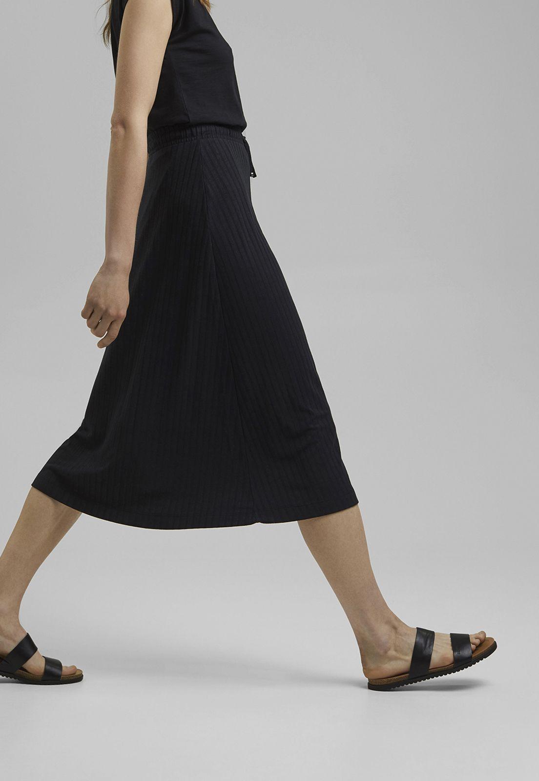 Falda Midi Acanalada Esprit-2