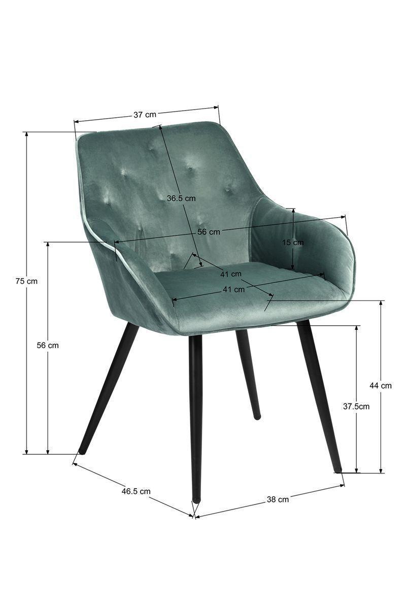 Sitial Chandler de Terciopelo Verde-2