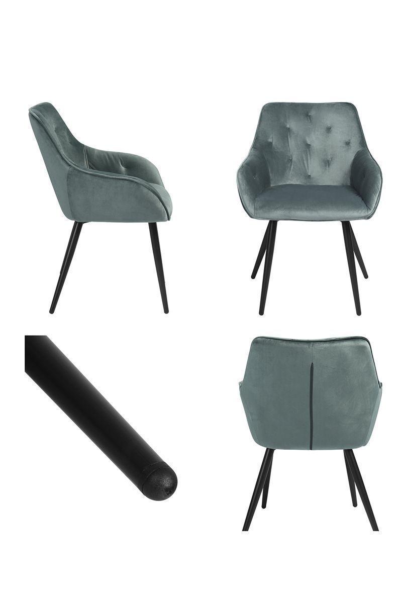 Sitial Chandler de Terciopelo Verde-4