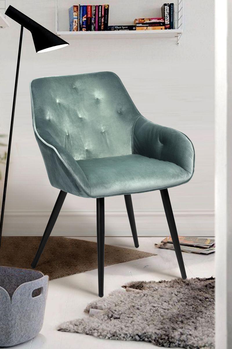 Sitial Chandler de Terciopelo Verde-1