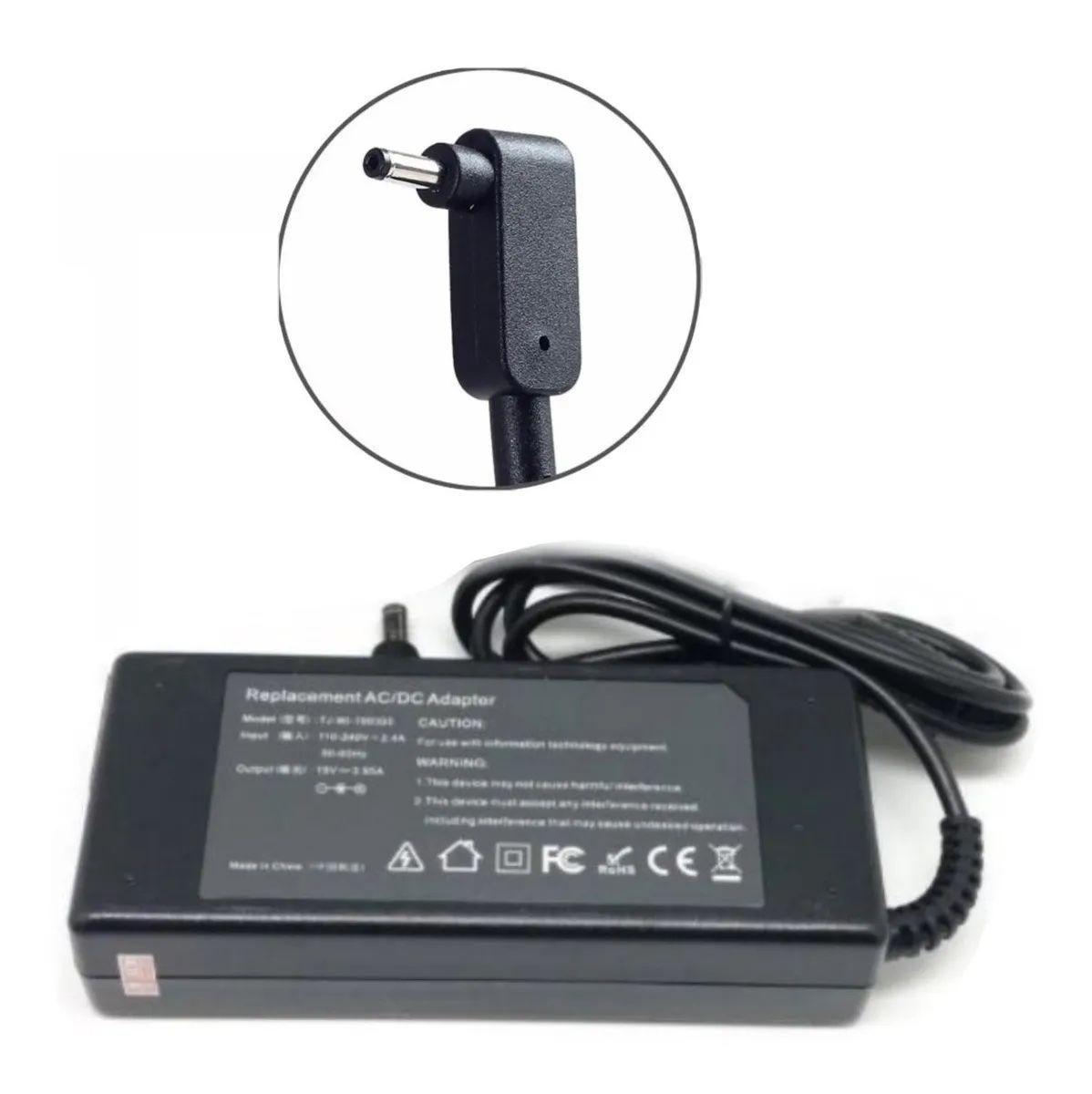 Cargador alternativo Acer 19v - 2.37a / Punta 3mm X 1mm-2