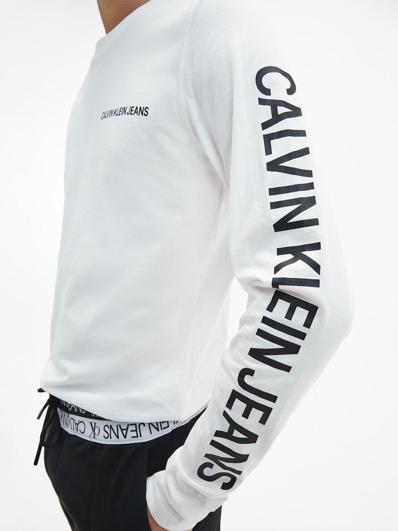 Polera Essential Instit Blanco Calvin Klein-0