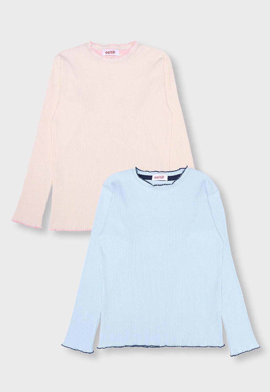 Set  Poleras Niña Osito-0