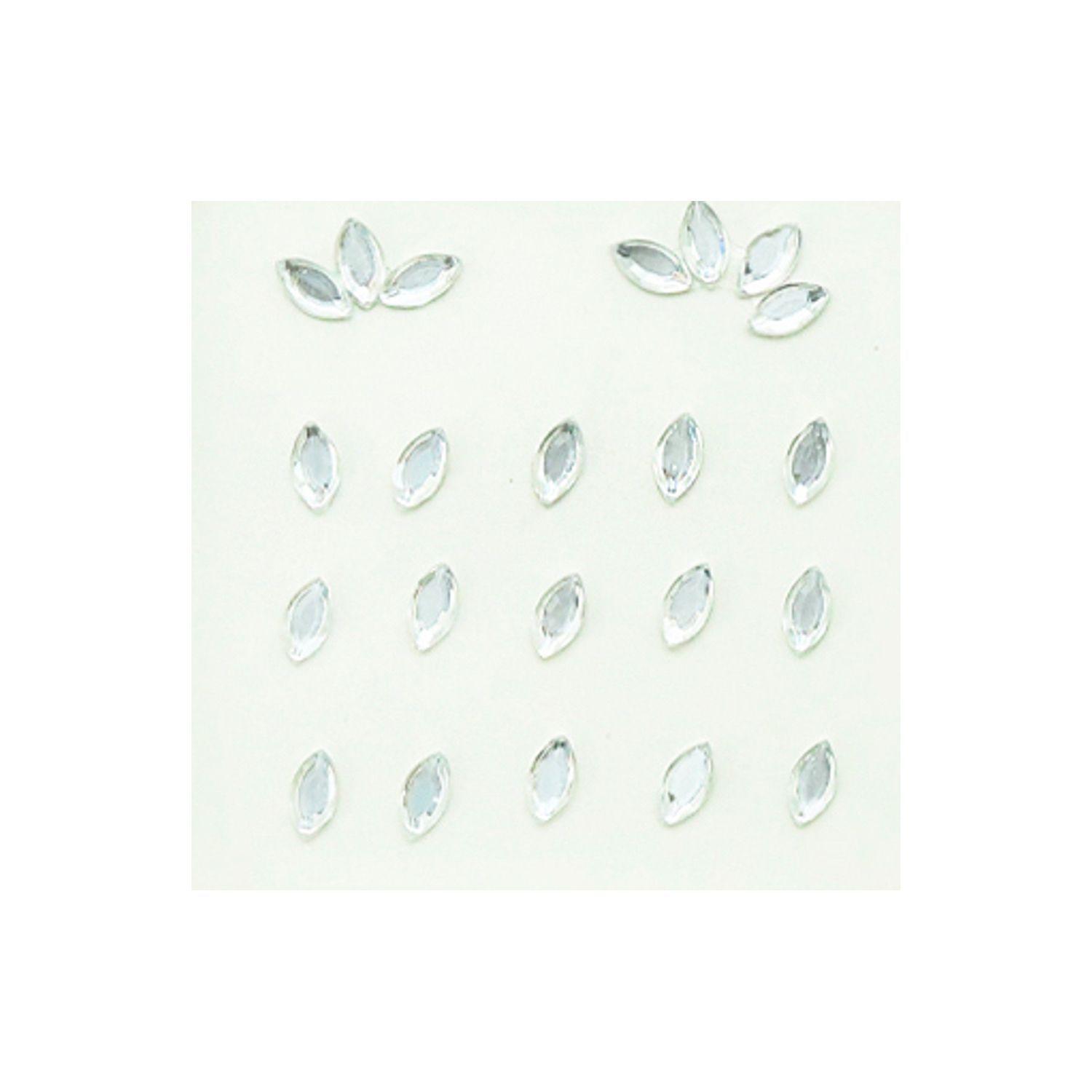 Pack 12 unidades "Face Stickers" Diamantes, Brillos, Gemas, etc.-2