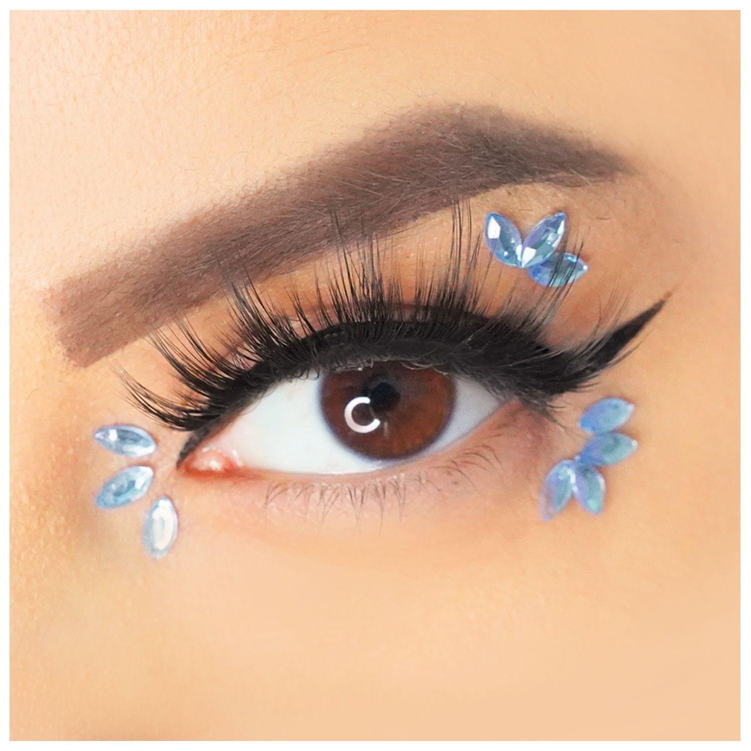 Pack 12 unidades "Face Stickers" Diamantes, Brillos, Gemas, etc.-7