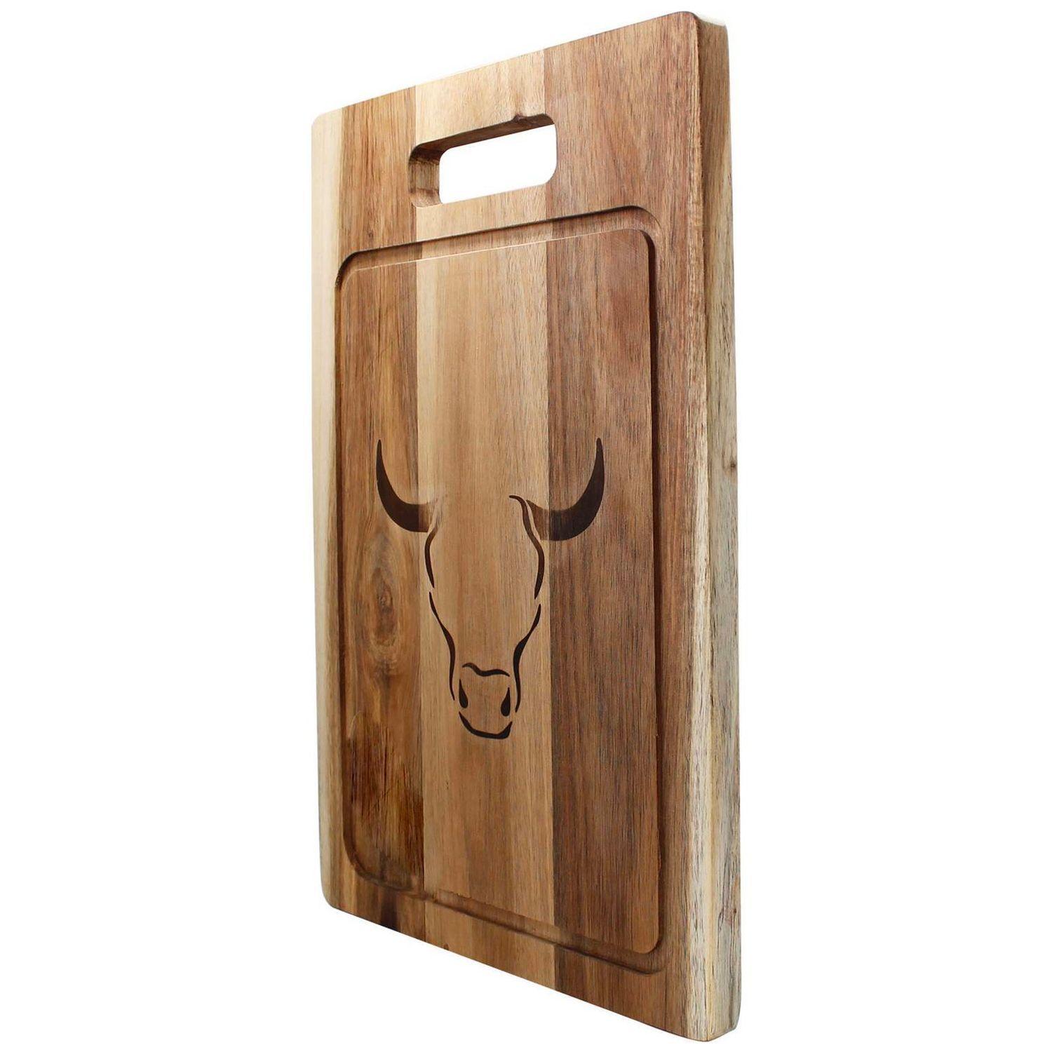 Tabla Para Picar de Madera Acacia 33 cm - Wayu-3