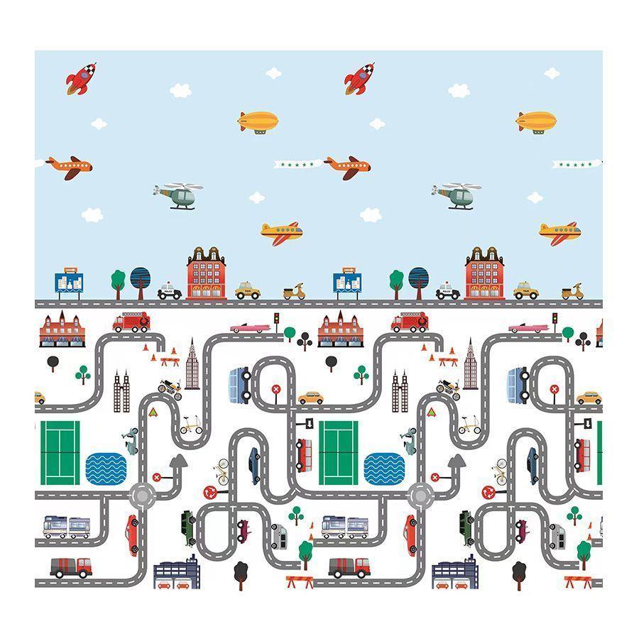 Alfombra Reversible 2 x 1.8 M Antigolpe Para bebes-5