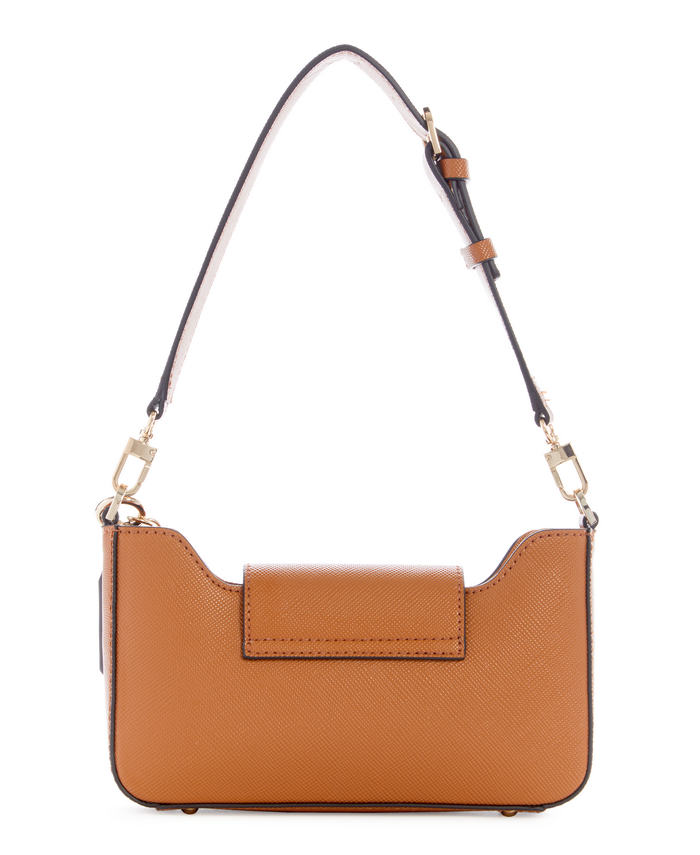 Cartera Guess Eco Ivy Top Zip Shoulder Cog Café-2