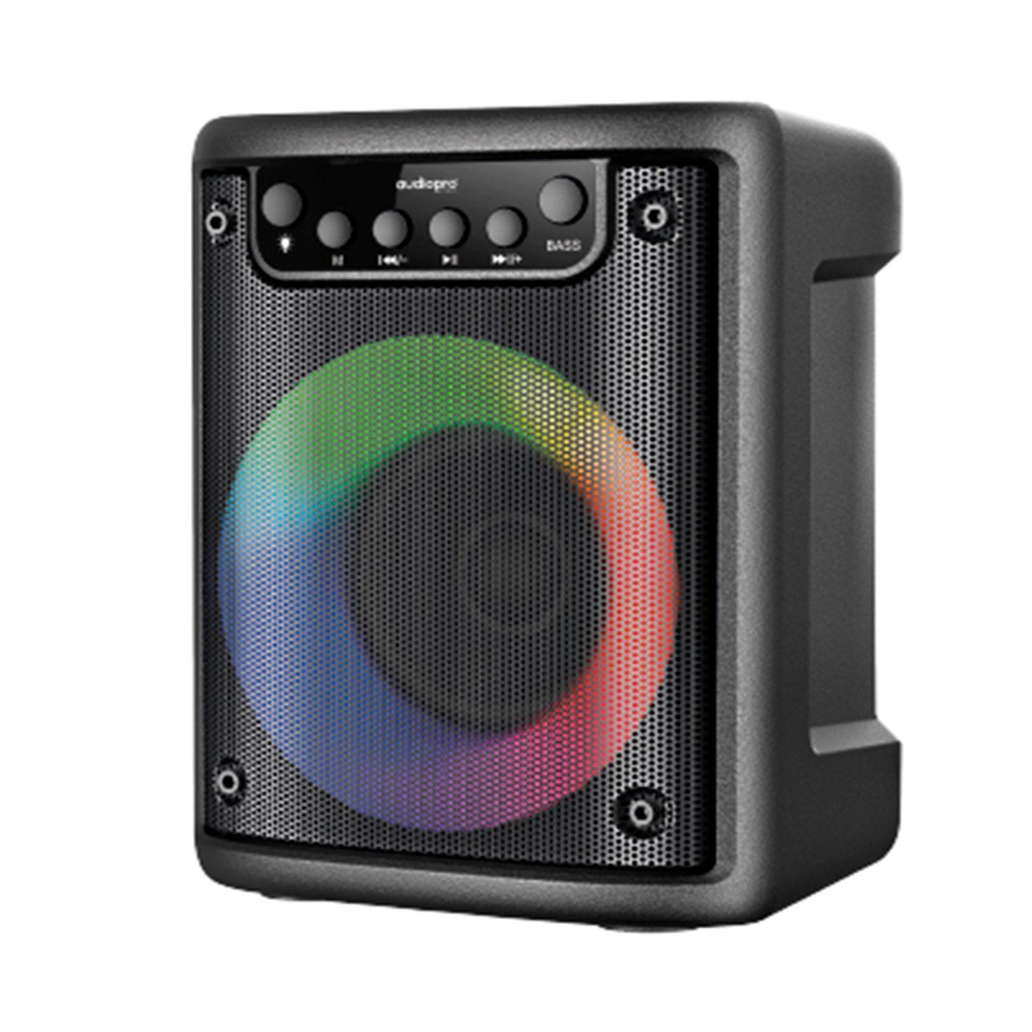 Parlante Bluetooth Inalambrico Radio FM Luz LED -0