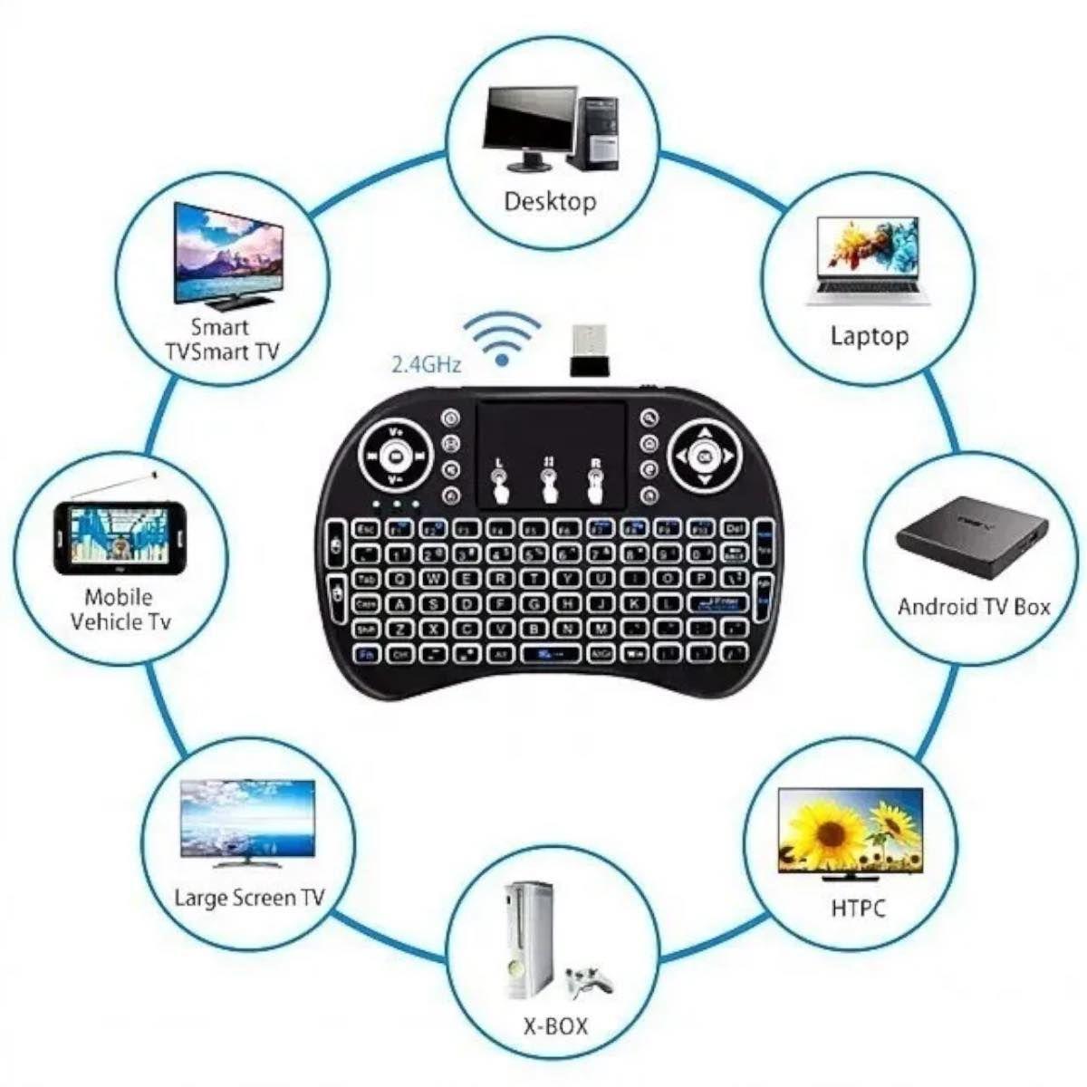 MINI TECLADO BLUETOOTH CON LUZ-2